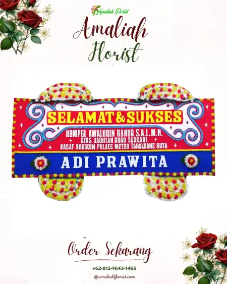 Papan Bunga Ucapan Selamat Mekarmaju